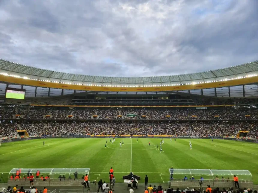 DHL Stadium during Bafana Bafana v/s Panama football match in Cape Town
