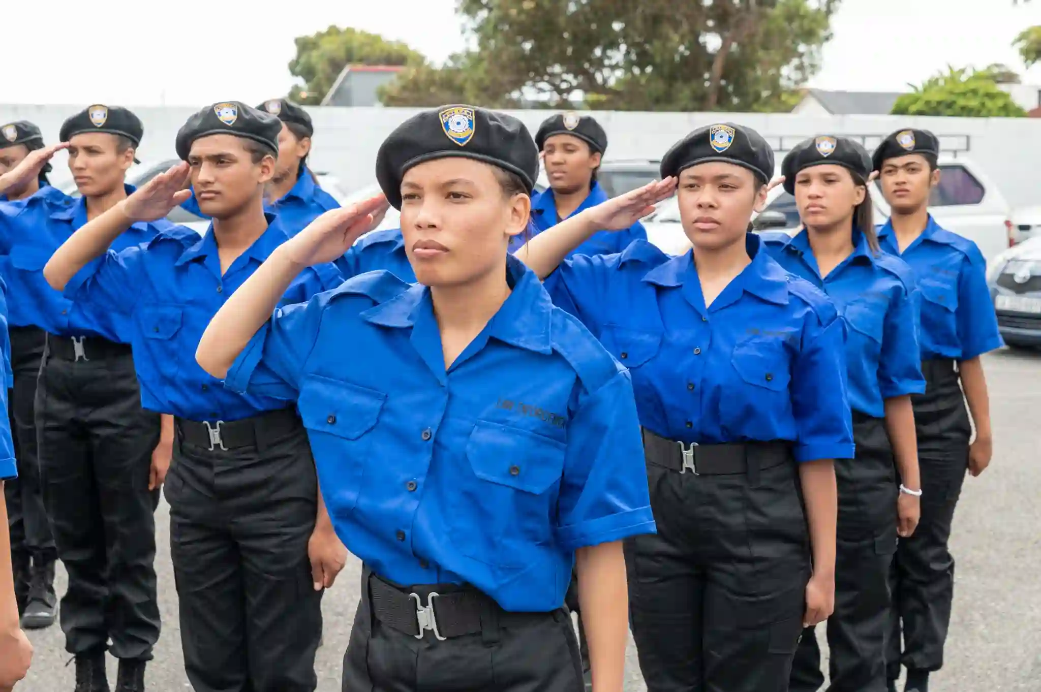 Cadets at Youth Cadet Ranking programme in Cape Town