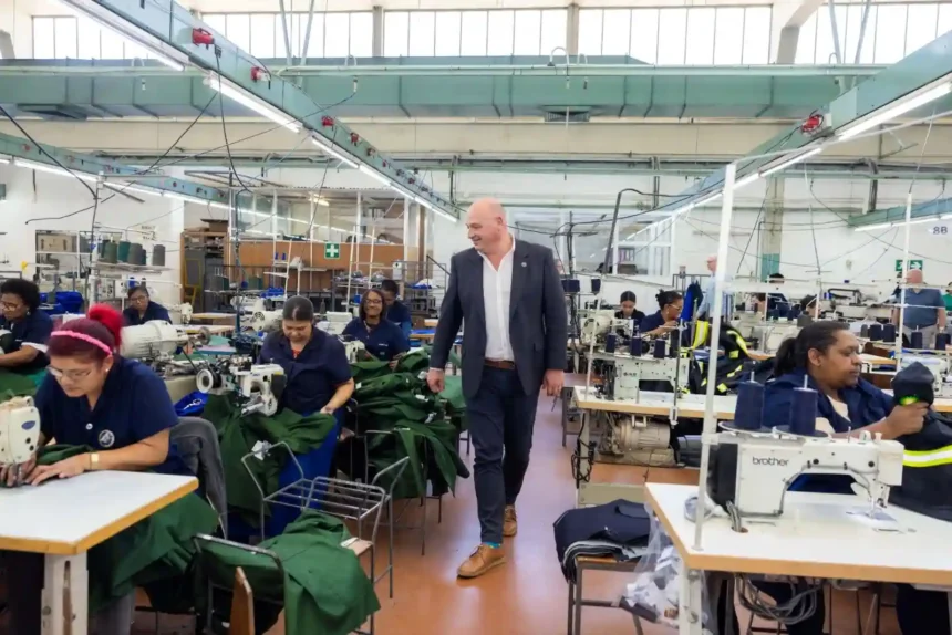 Alderman James Vos at an Industrial Hub of Cape Town