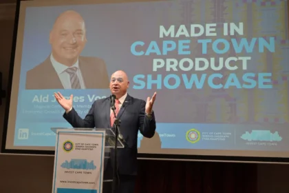 Alderman James Vos at Invest Cape Town's Made In Cape Products Event