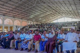 Youth Congress gathered at Changamwe, Kenya