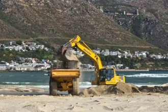 Cape Town Dune at coastal beach areas
