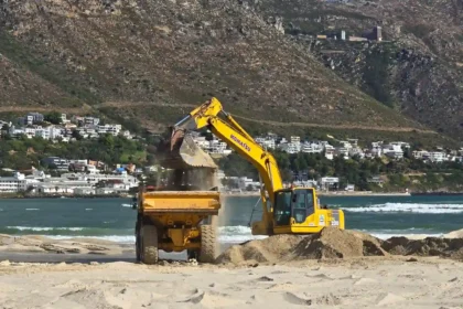Cape Town Dune at coastal beach areas