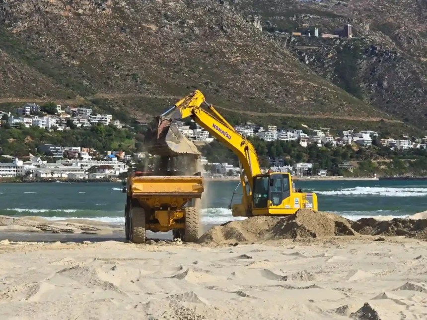 Cape Town Dune at coastal beach areas