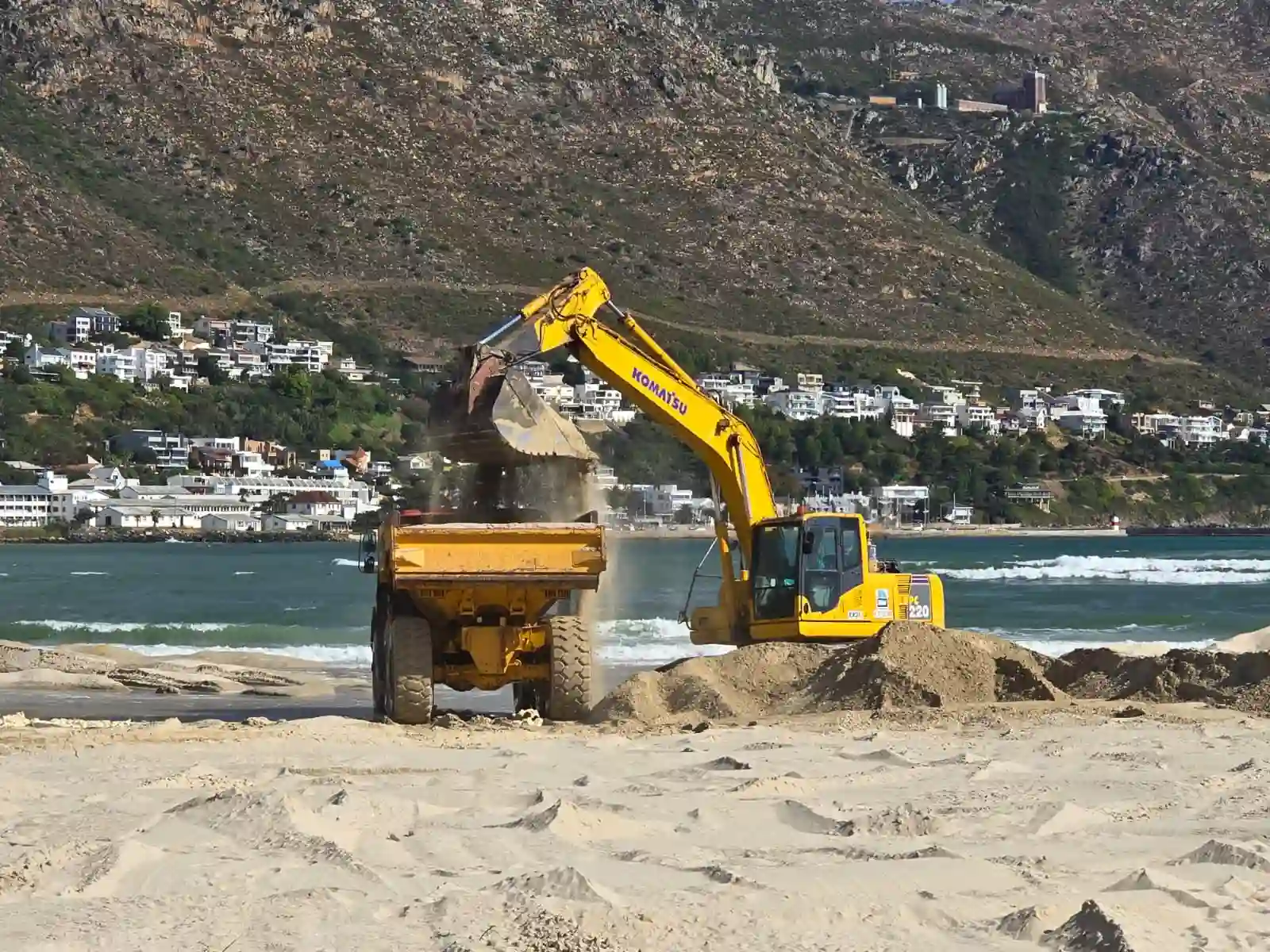 Cape Town Dune at coastal beach areas