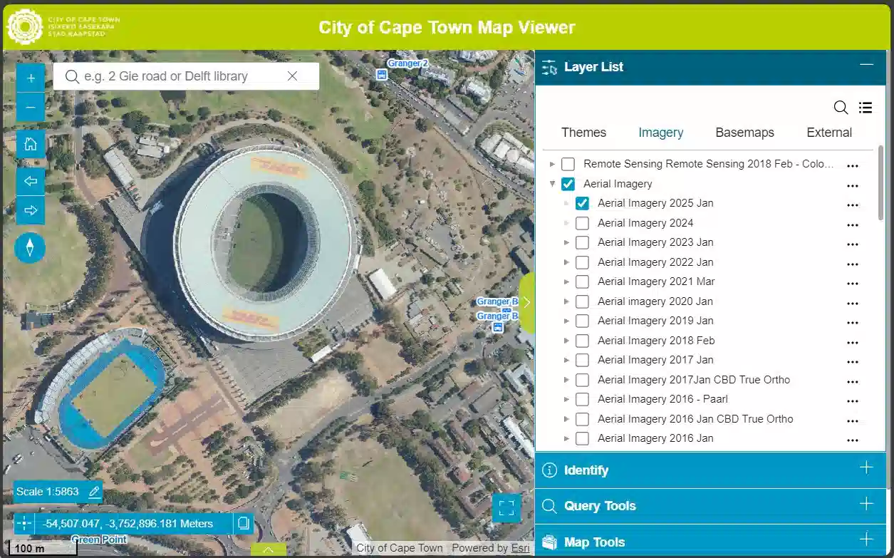 City of Cape Town Redesigned MapViewer