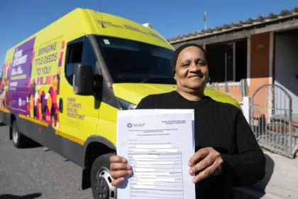 Beneficiary of Human Settlements title deeds programme under the Cape Town Housing City Tour initiative