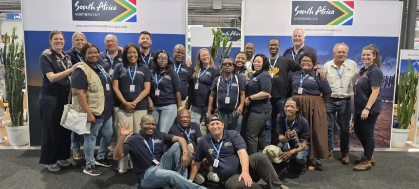 Northern Cape Department Finance, Economic Development and Tourism team at Africa's Travel Indaba 2026