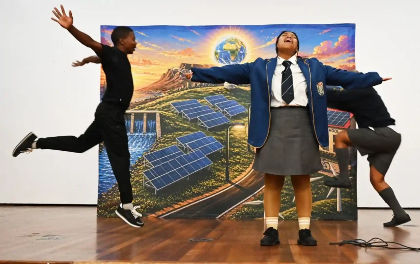 Play performed by City Learners during Cape Town Future Energy Festival workshop