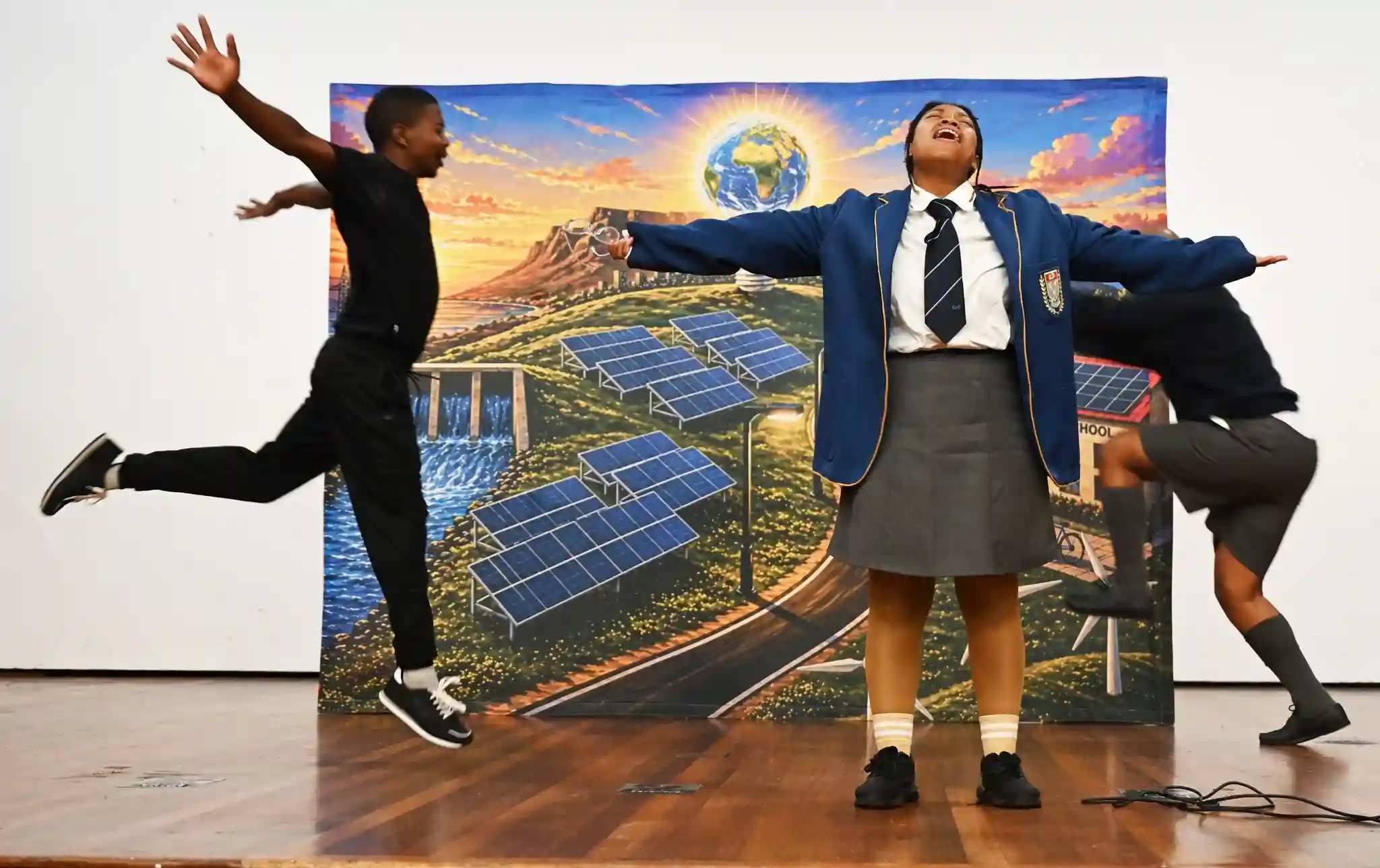 Play performed by City Learners during Cape Town Future Energy Festival workshop