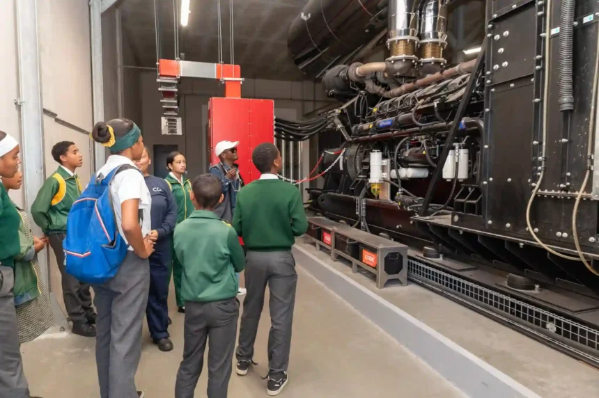 Cape Town learners during their visit to Athlone WWTW Plant