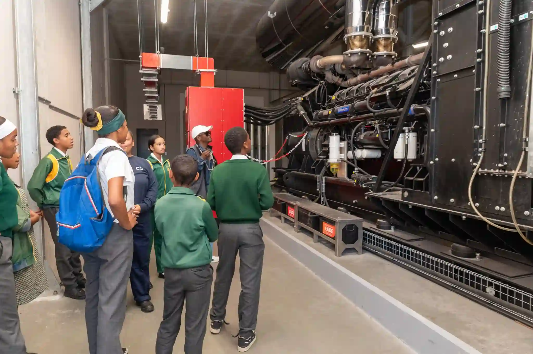 Cape Town learners during their visit to Athlone WWTW Plant
