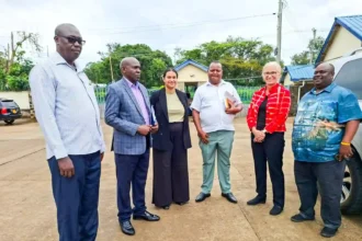 Australia's High Commissioner to Kenya – Jenny Da Rin at Kisumu Port in Kenya