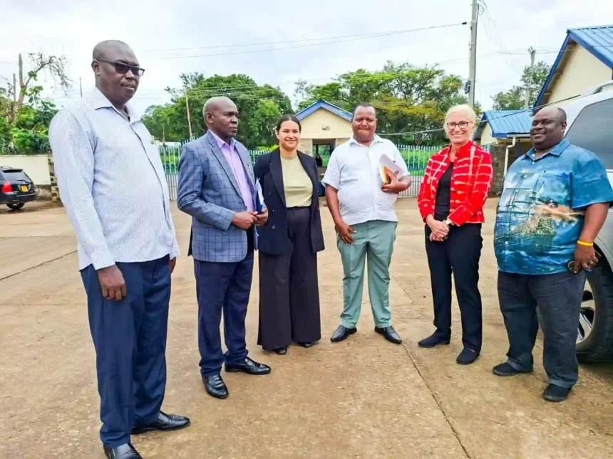 Australia's High Commissioner to Kenya – Jenny Da Rin at Kisumu Port in Kenya