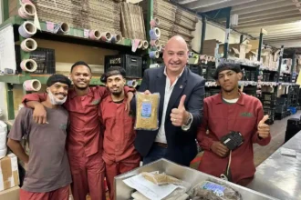 Alderman James Vos with Cape Town SMME