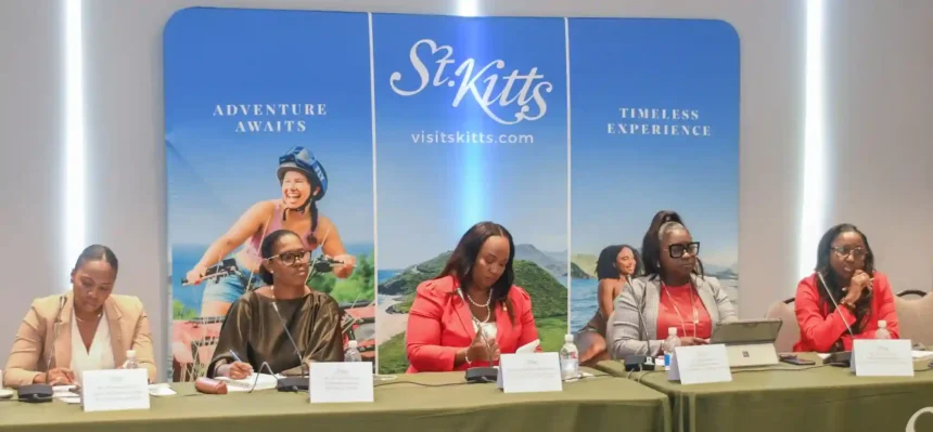 Press Conference held by Tourism Minister Marsha T. Henderson in St. Kitts and Nevis