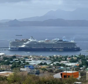 Cruise Ship arrived in St. Kitts and Nevis