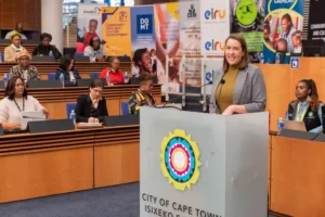 Cllr Francine Higham at 3rd ECD Indada