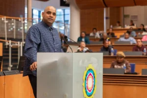 Deputy Mayor Eddie Andrews at 3rd ECD Indaba