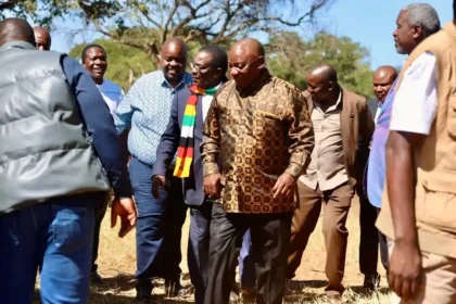 Cyril Ramaphosa in Zimbabwe