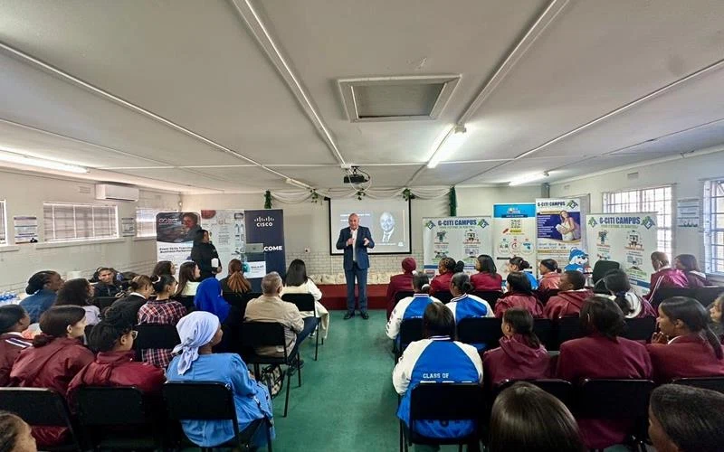 Alderman James Vos at Jobs Connect platform in Cape Town