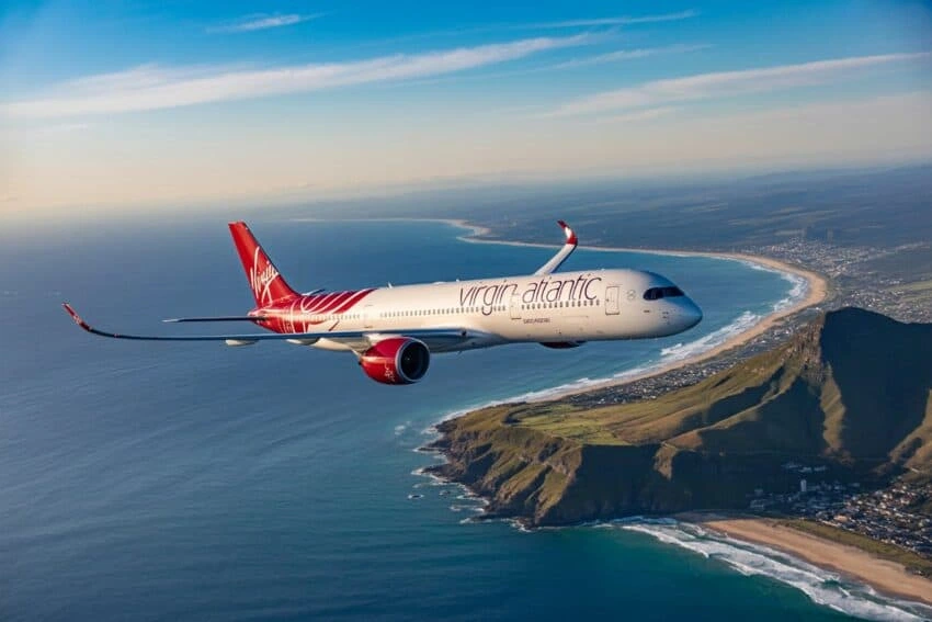 Virgin Atlantic flight in Cape Town increasing London connection