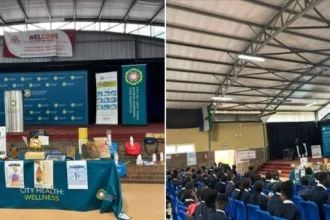 Cape Town learners during tobacco dicouraging session