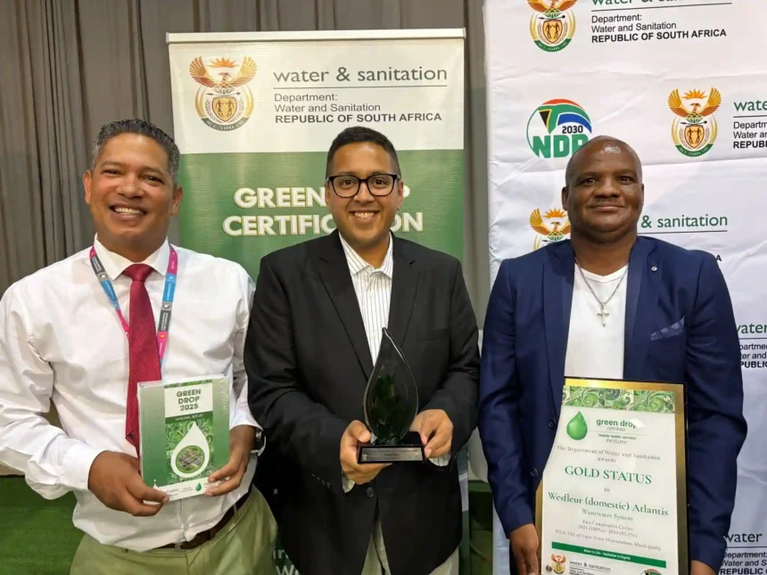 Wesfleur Wastewater Plant Earns Prestigious Green Drop Certification