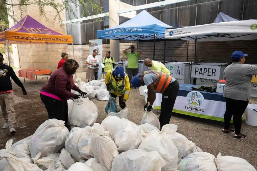 Cape Town Water and Sanitation team on duty