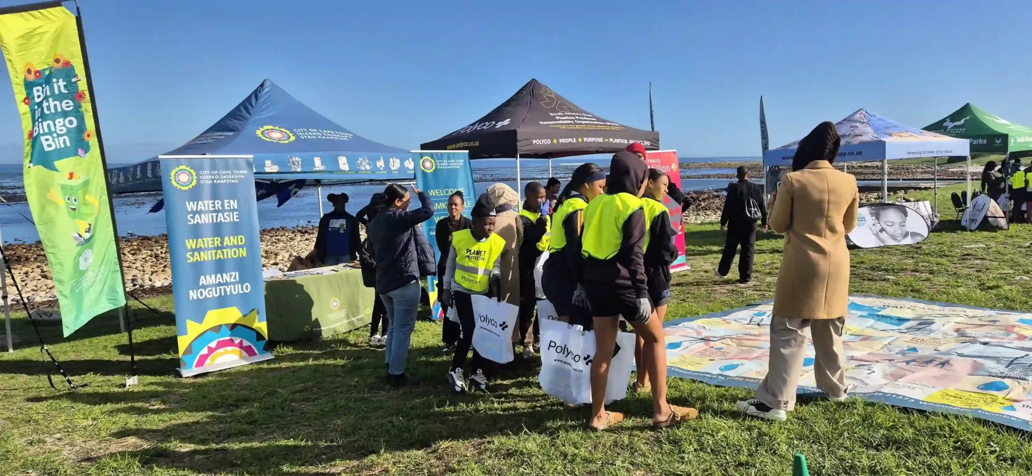 City learners during awareness event in Cape Town
