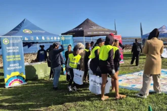 City learners during awareness event in Cape Town