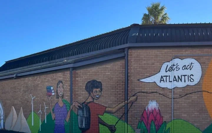 Mural on City Walls under Let's ACT Campaign in Cape Town