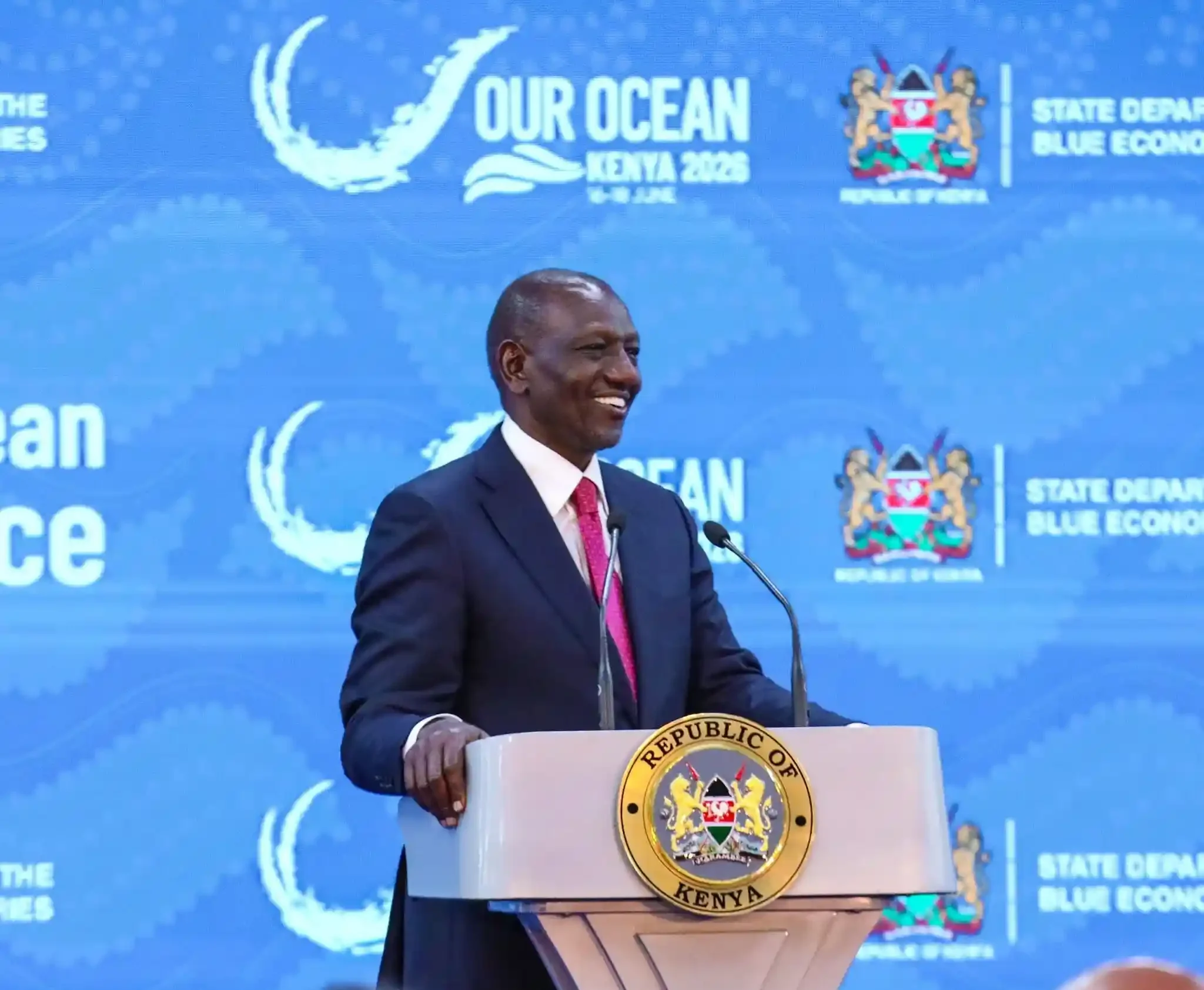 President William Samoei Ruto at 11th Our Ocean Conference in Kenya