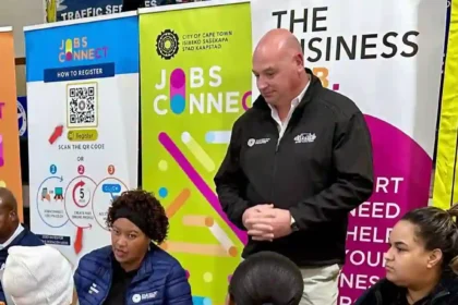 Alderman James Vos during economic growth programmes in Cape Town