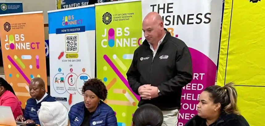 Alderman James Vos during economic growth programmes in Cape Town