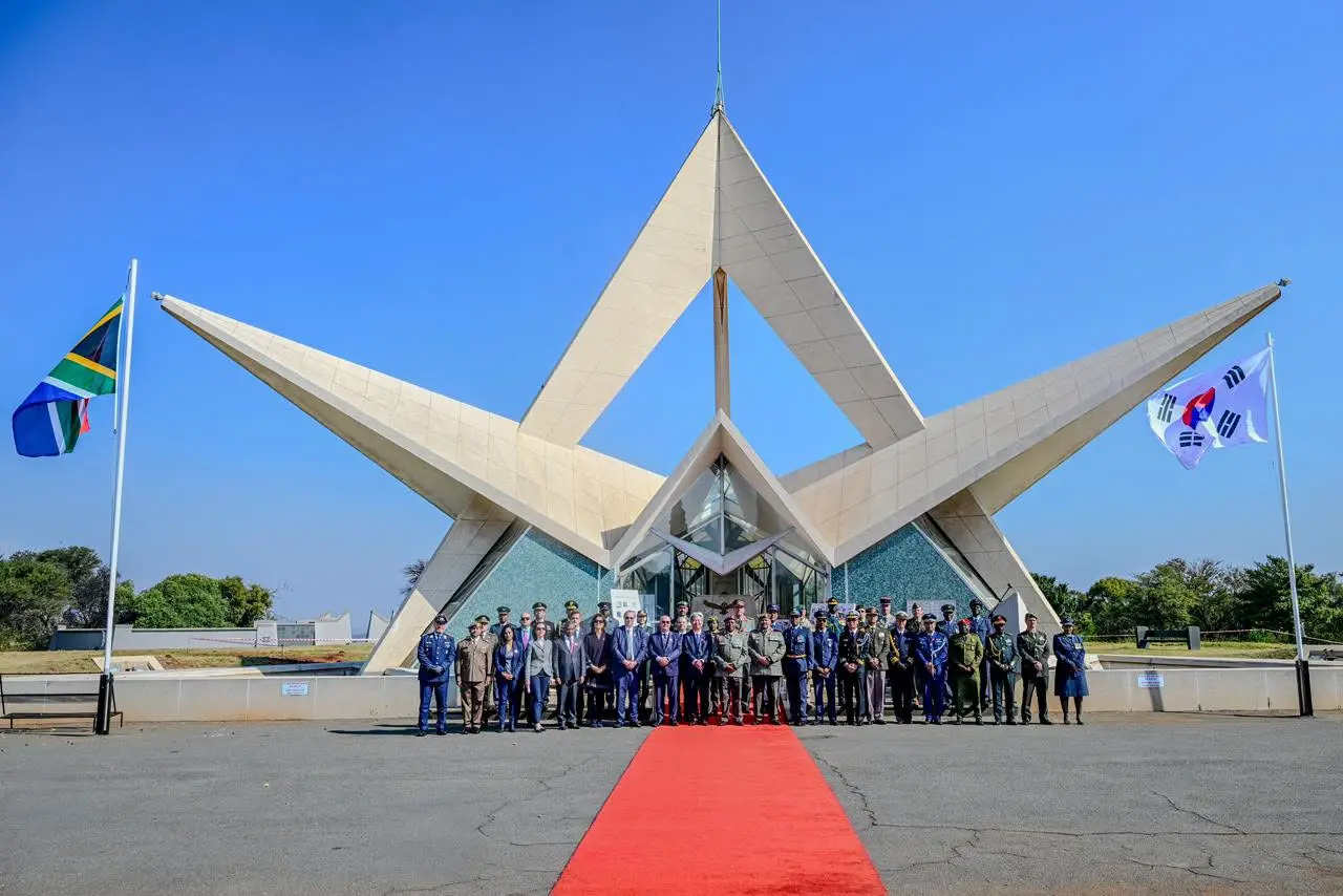 celebration in remembrance of Korean War by SANDF