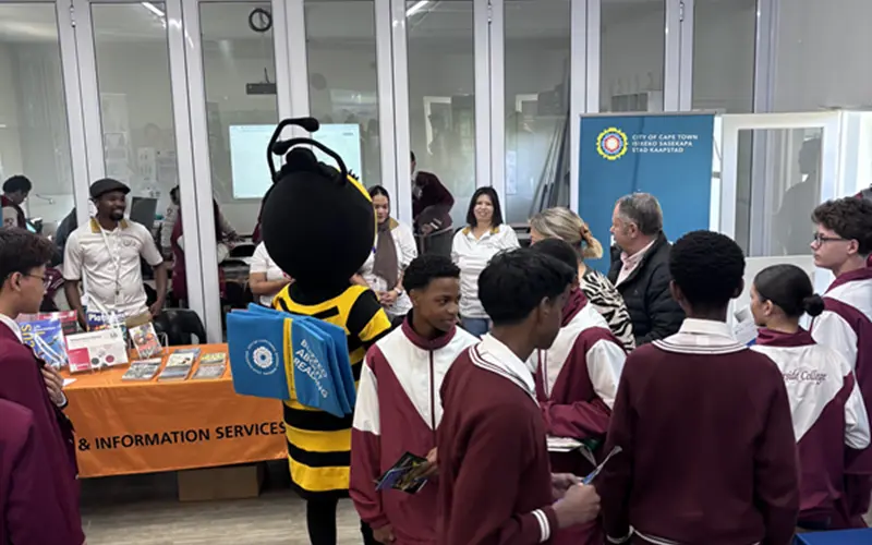 young learners who attended city libraries' Career Expos in Cape Town