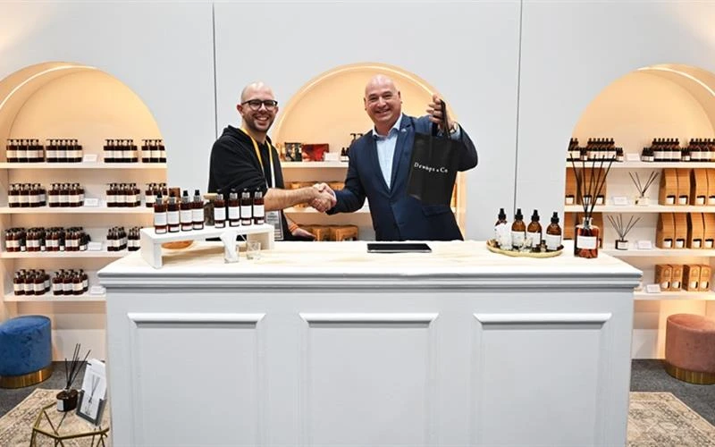 Alderman James Vos at Decorex exhibtion in Cape Town