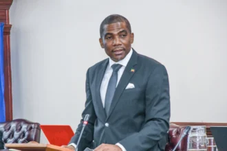 PM Terrance Drew while presenting the bill in St. Kitts and Nevis National Assembly