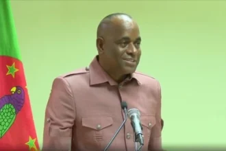 PM Roosevelt Skerrit during latest press conference held in Dominica