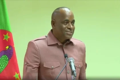 PM Roosevelt Skerrit during latest press conference held in Dominica