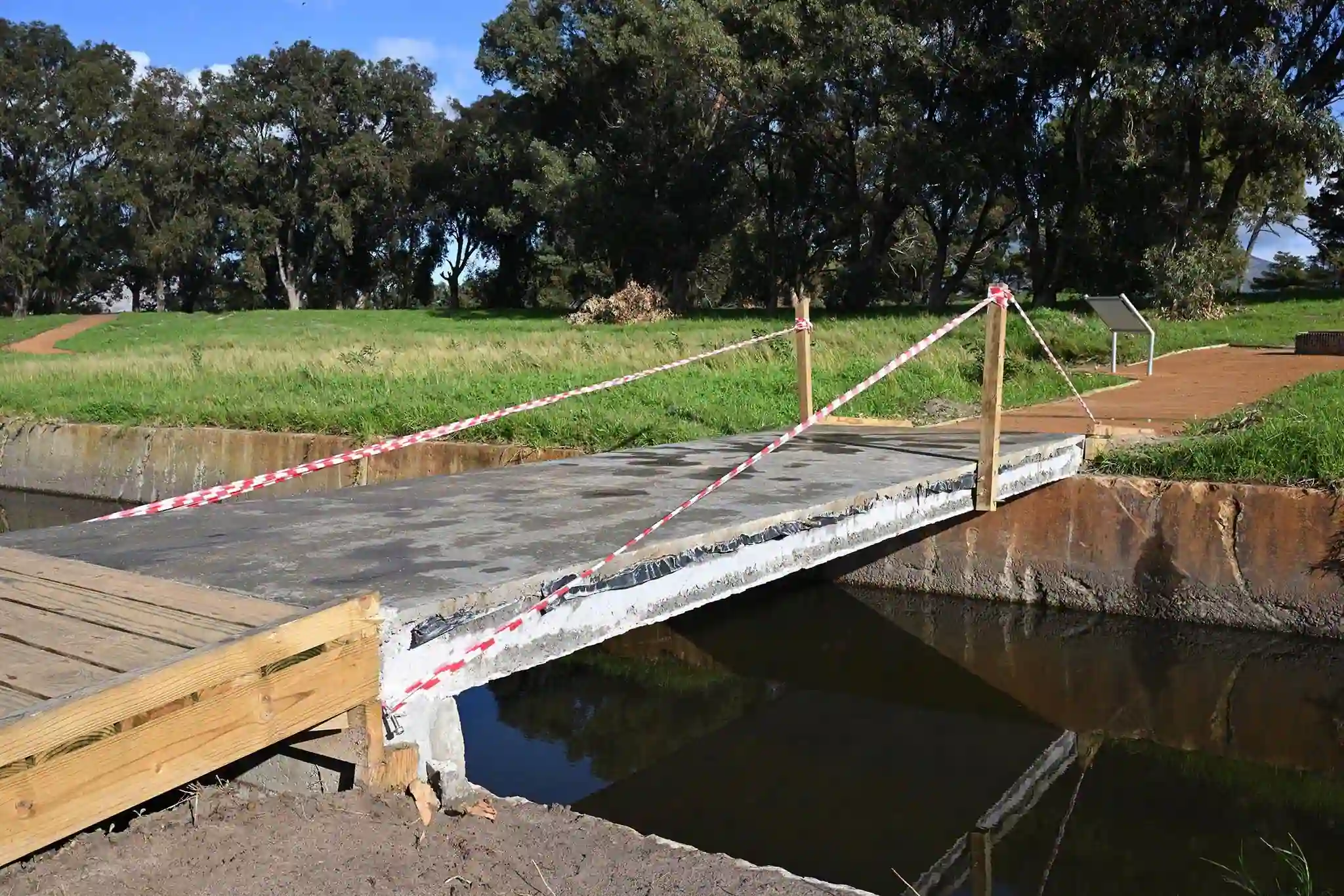 Infrastructure vandalism of Princess Vlei in CapeTown