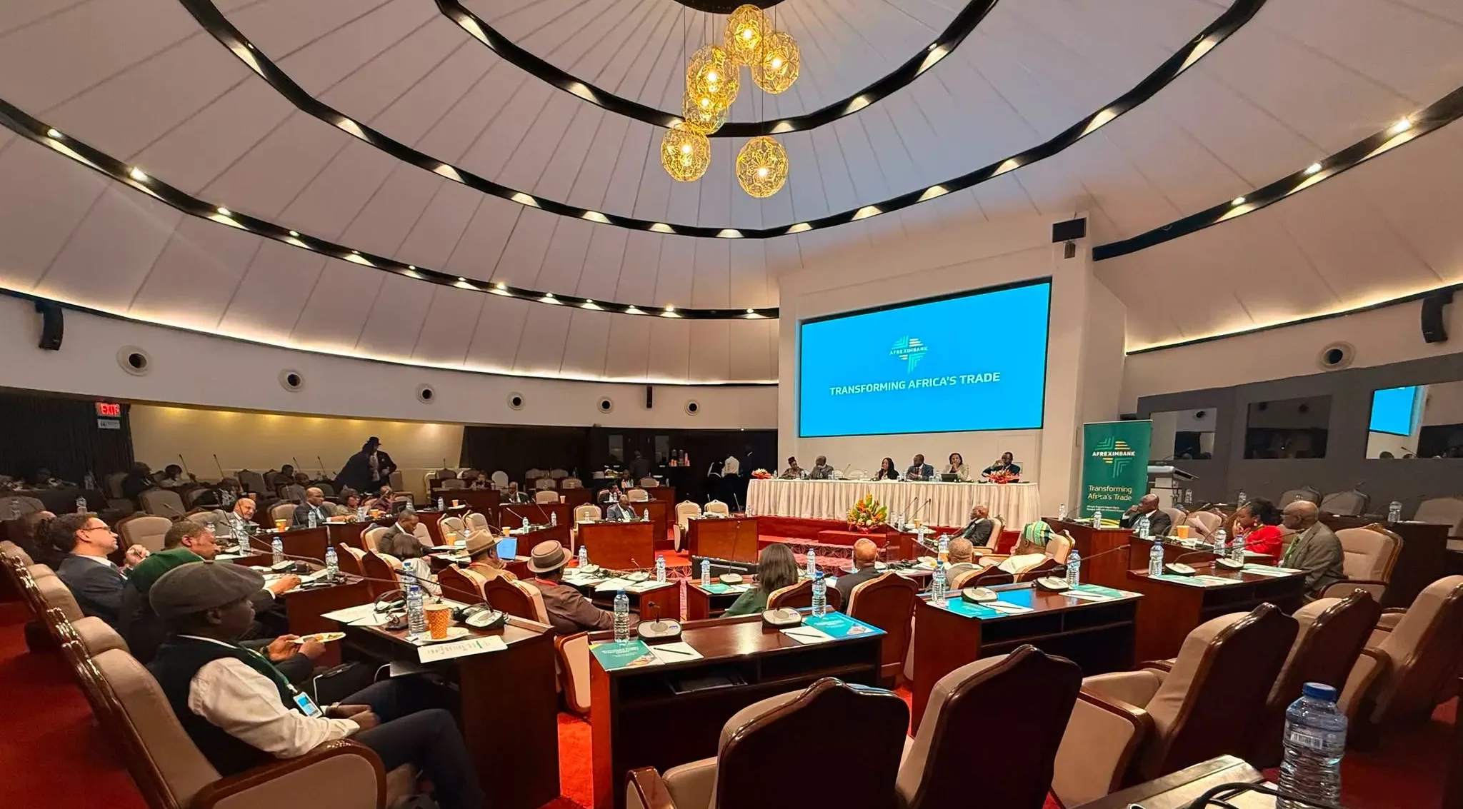 Afreximbank team representing Africa at global level