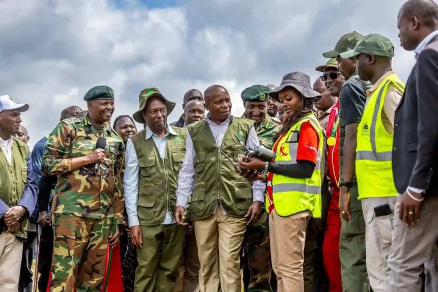 KPA team during launch of Kaptagat Integrated Conservation Programme