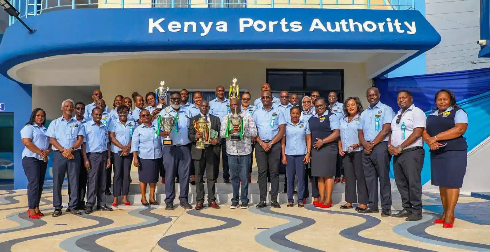 Kemya Ports Authority team at Kisumu National Show