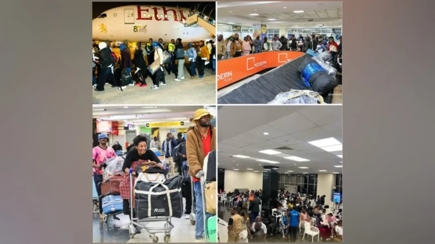 Uganda citizens return to home from South Africa