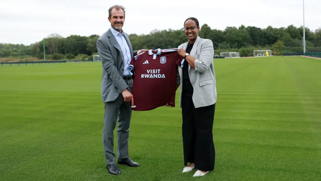 Sponsorship deal signed by Rwanda and Aston Villa