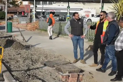 Cape Town Urban Mobility team at project site