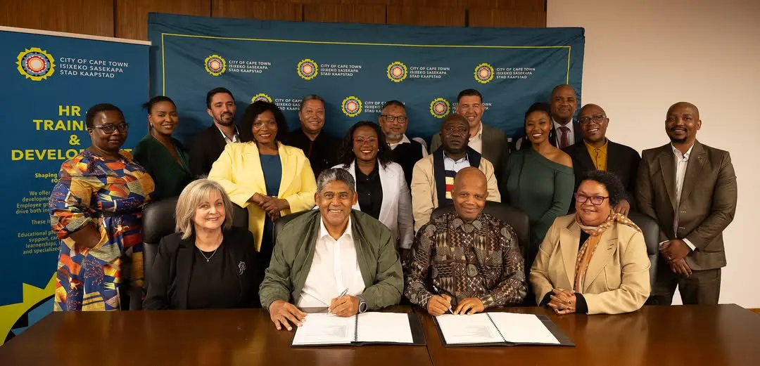 LGSETA team signd MOU with the City of Cape Town