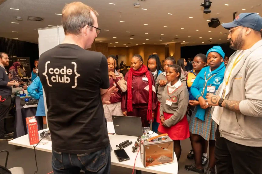 City learners with Amazon at City libraries in Cape Town